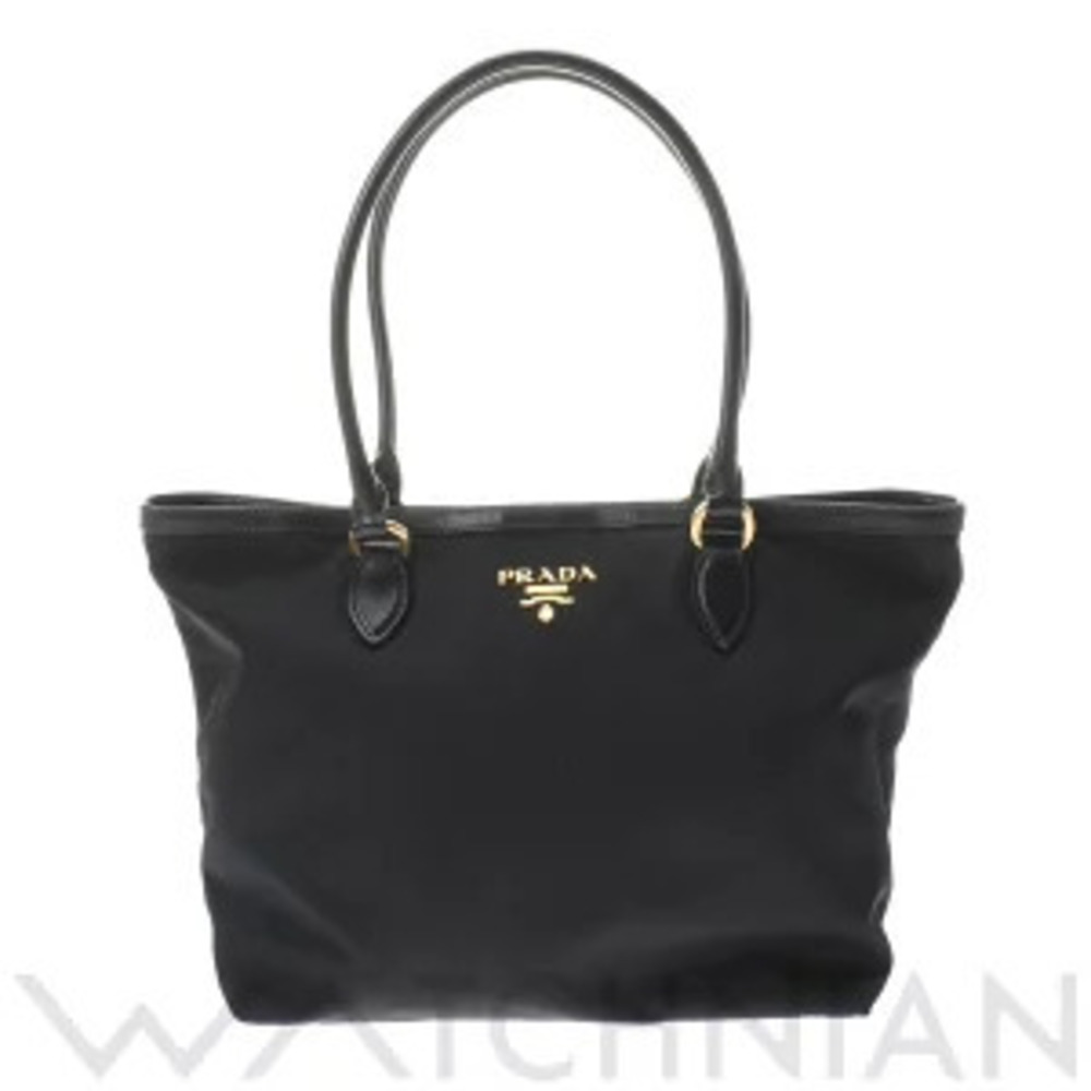 Prada Tote Bag Black Soft Calfskin Handbag